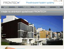 Tablet Screenshot of frontech.eu